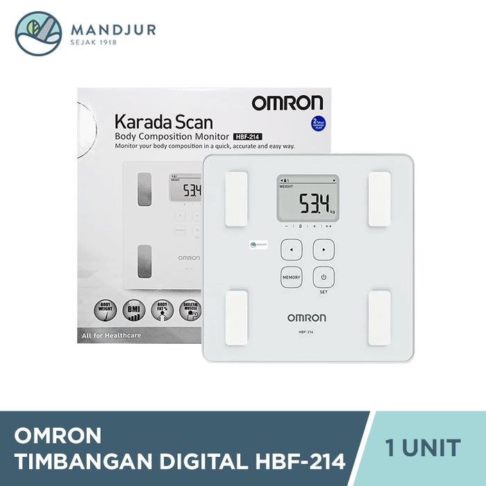 Gambar Omron Karada Scan Body Comosition Monitor HBF-214 - Timbangan Digital Komposisi Tubuh dari Apotekmandjurofficial Kota Administrasi Jakarta Pusat Tokopedia