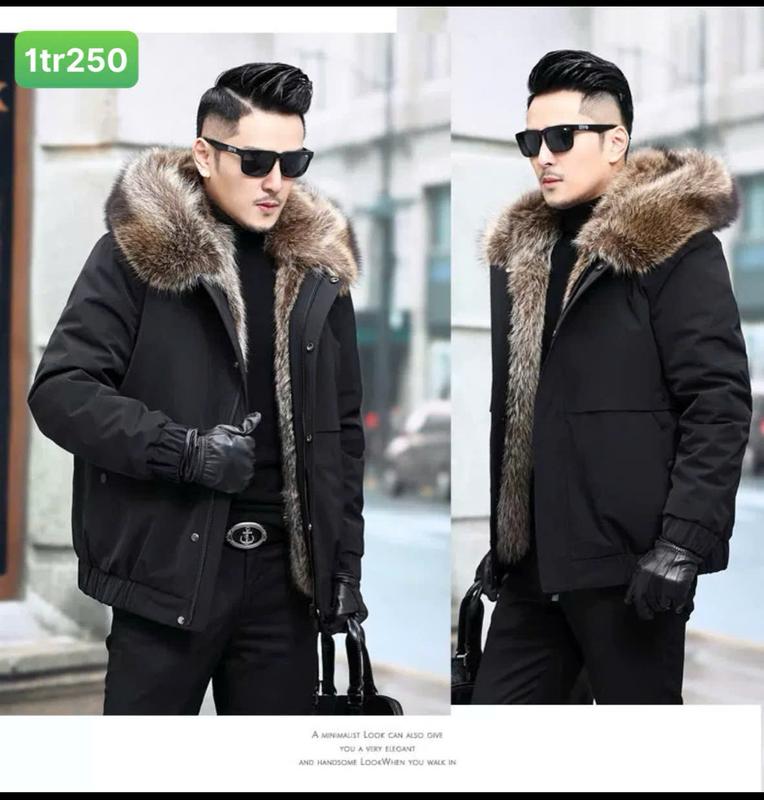  Áo khoác lông nam dáng ngắn 