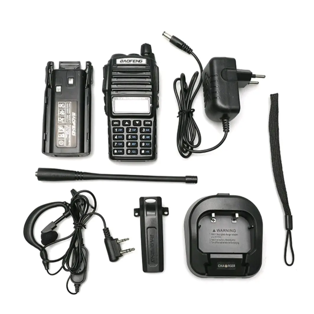 HT walkie talkie Baofeng UV82 /Handy talkie dual band+Radio-Sesuai foto