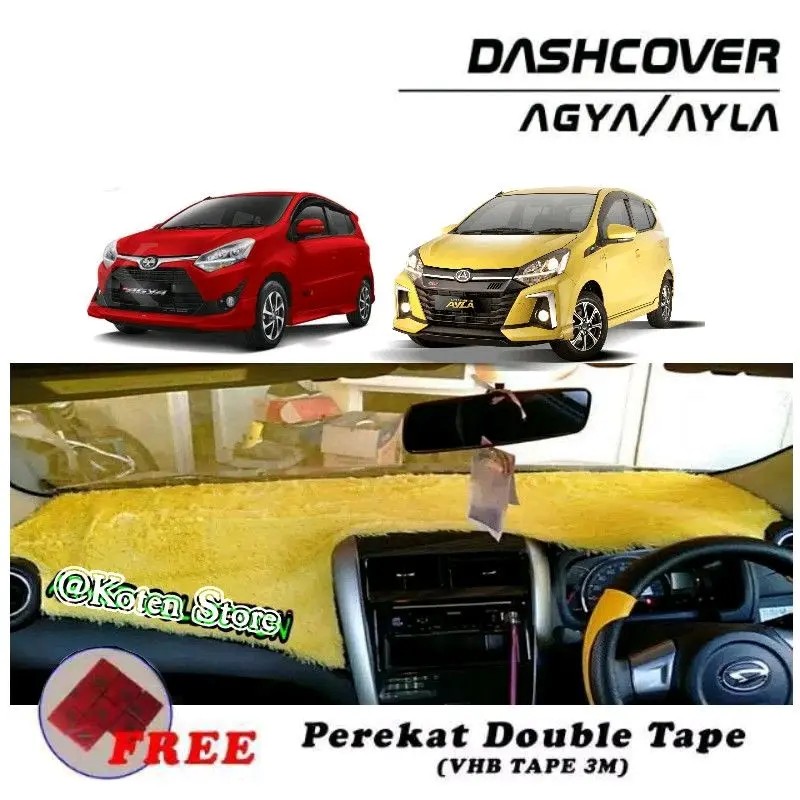 Karpet Bulu Dashboard Mobil Agya & Ayla Bulu Rasfur Car