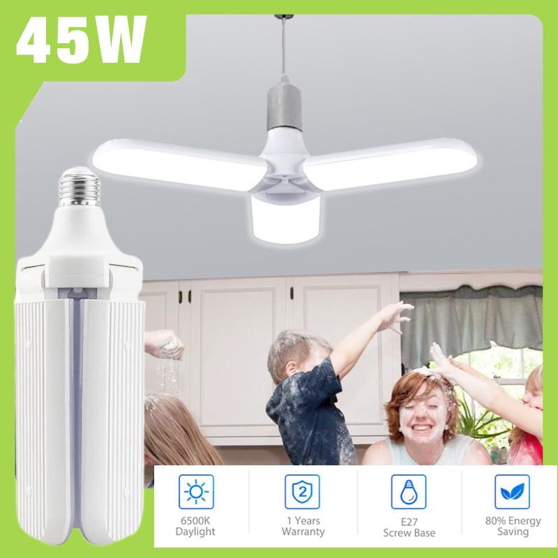 Bóng Đèn Led Siêu Sáng 45w Hình Cánh Quạt_ Bảo Hành 1 Năm