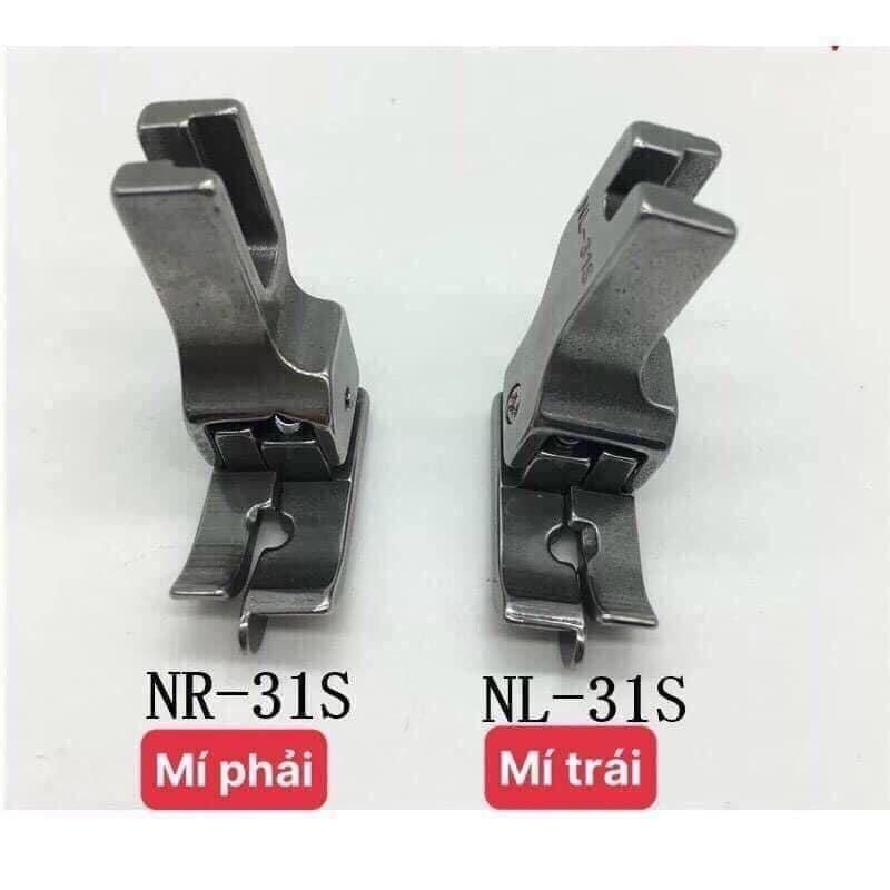 Chân vịt tra cổ mí lọt khe sử dụng cho máy may công nghiệp 1 kim