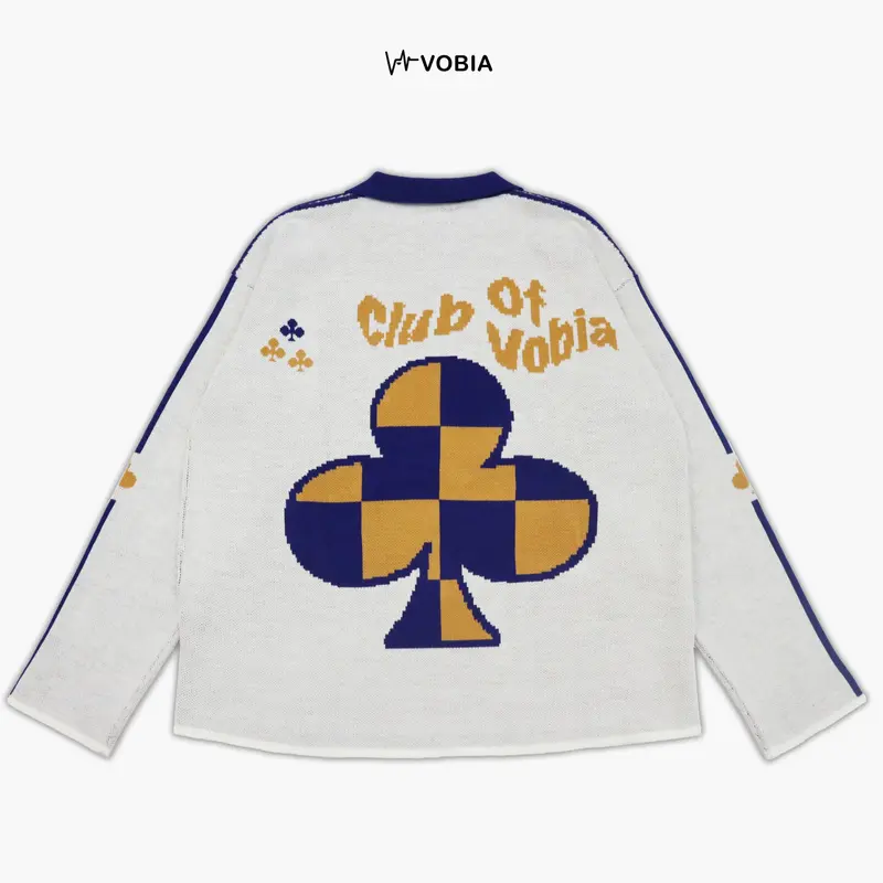 Vobia Jersey Crewneck Knitted Oversized Boxy - Spade 1