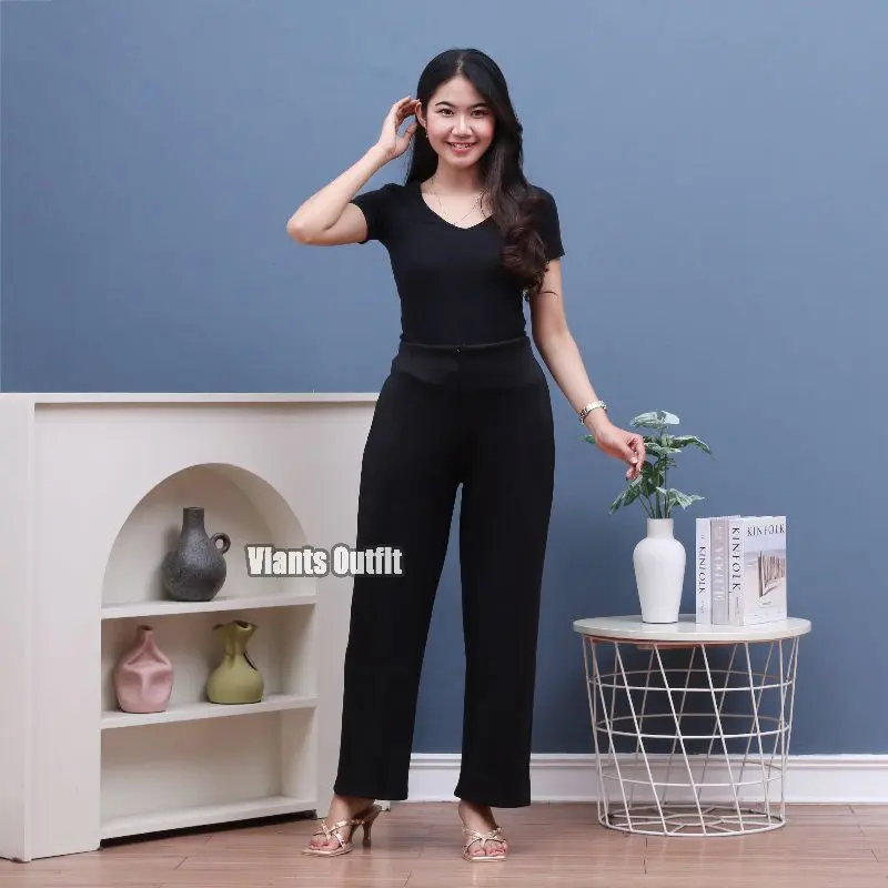 Celana kulot Scuba Reguler wanita ( Standar & JUMBO ) 4
