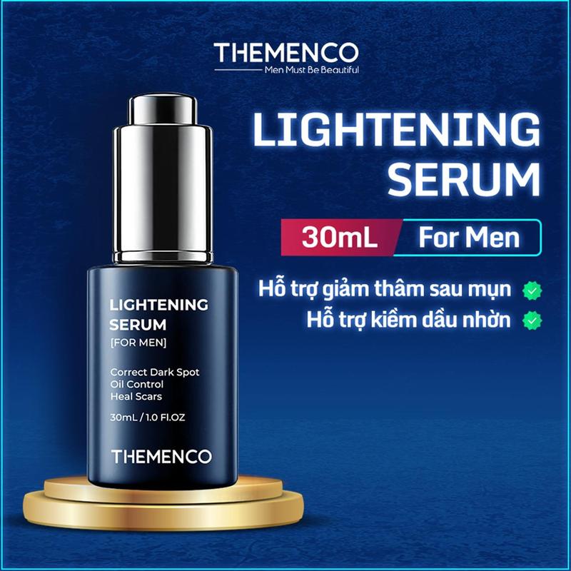 [ Độc Quyền Livestream ] Serum Hỗ Trợ Thâm,  Dầu Nhờn , Phù Hợp Cho Da Nam Giới  Lightening Serum The Menco ( 20ML và 30ML ) Cosmetic Làm Đẹp Da Chăm Sóc Da