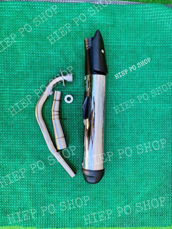 PÔ RL SONIC CỔ 2 KHÚC LỖ THOÁT 30 GẮN CÁC DÒNG XE WINNER SONIC RAIDER SATRIA EXCITER 150 155 VÀ CÁC DÒNG XE NHỎ WAVE DREAM SIRIUS KÈM CỔ TIÊU ( CÓ LỰA CHỌN XE ) Phụ Tùng