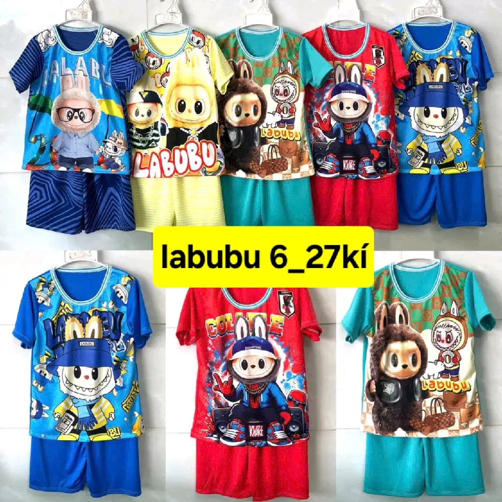 (6_25kí) combo 5bộ labubu cho bé Cho Bé set nỉ baby three đồ bộ lụa quần áo đầy hoa full hè túi mù mặc thun 5bot váy thôi tămlạnh chobé lông thu bình cap 5 mũ dép khui yếm gấu rái cá 1 một tamlan hbalo bà len hộp quà kun cộc đũi bô daithun sét cánh