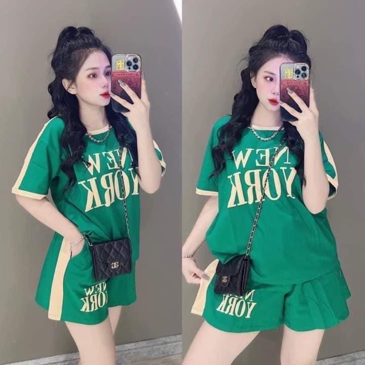 bộ đùi cotton Nữ phong cách cho chị em 2