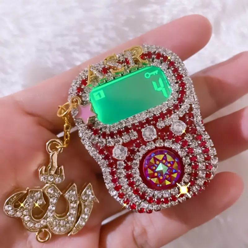 Tasbih digital USB Charger 5 Channel swarovski Bunga Muslim 3