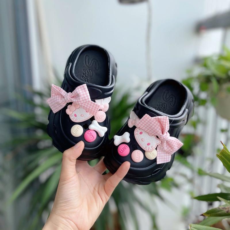 Dép sục dép kẹp KUROMI đế cao 5.5CM siêu nhẹ cho bé gái mã KRM 4