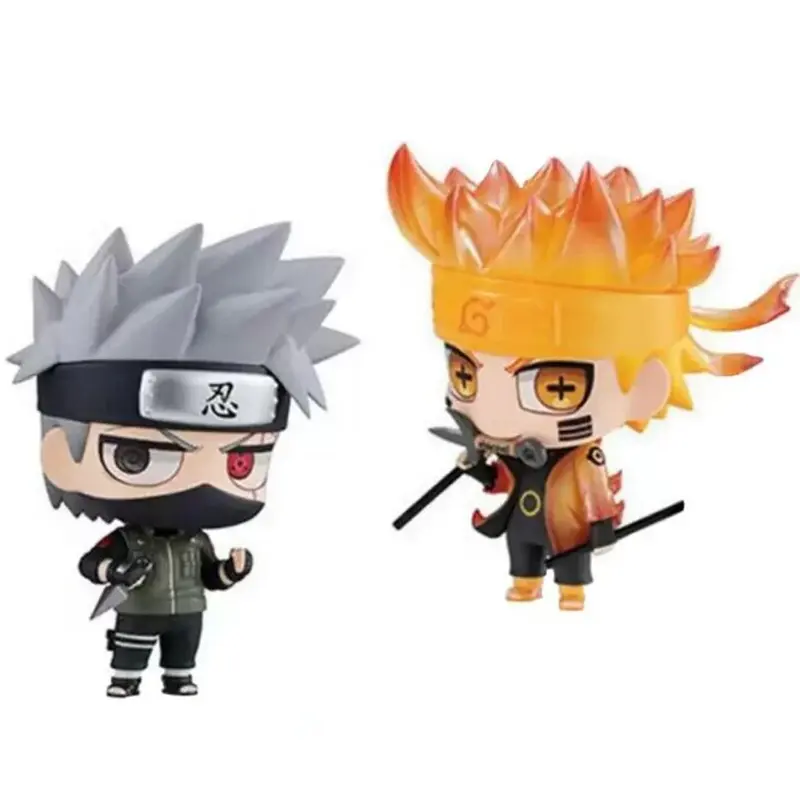 Bộ Đồ Chơi Mô Hình Naruto, Chủ Đề Anime Uzumaki Naruto Và Uchiha Sasuke, Mô Hình Hành Động, Làm Bằng PVC, Tượng Nhỏ Đồ Chơi Sưu Tập Toy 1