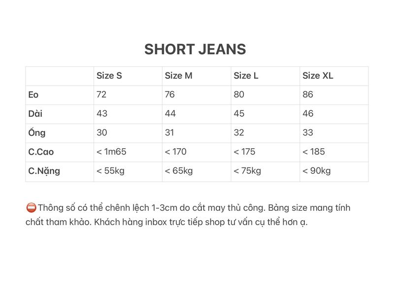 Product Introduction of LIGHT LEAL SHORT - Quần short jeans rách đùi form ống rộng 0