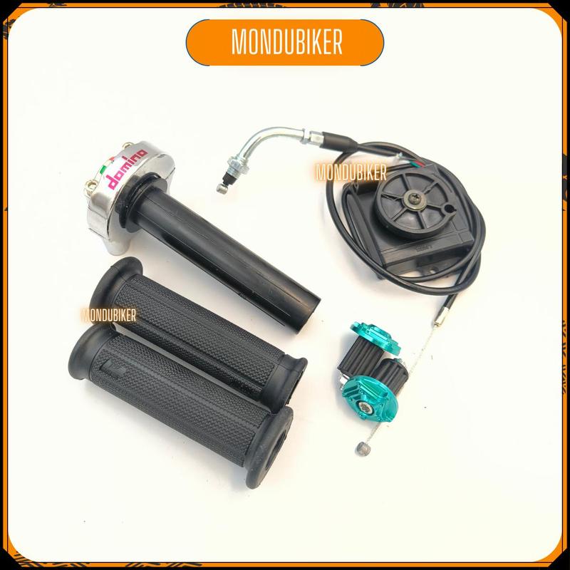 Combo Cùm tăng tốc DOMINO và cục chuyển ga kèm bao tay TBT cho xe điện