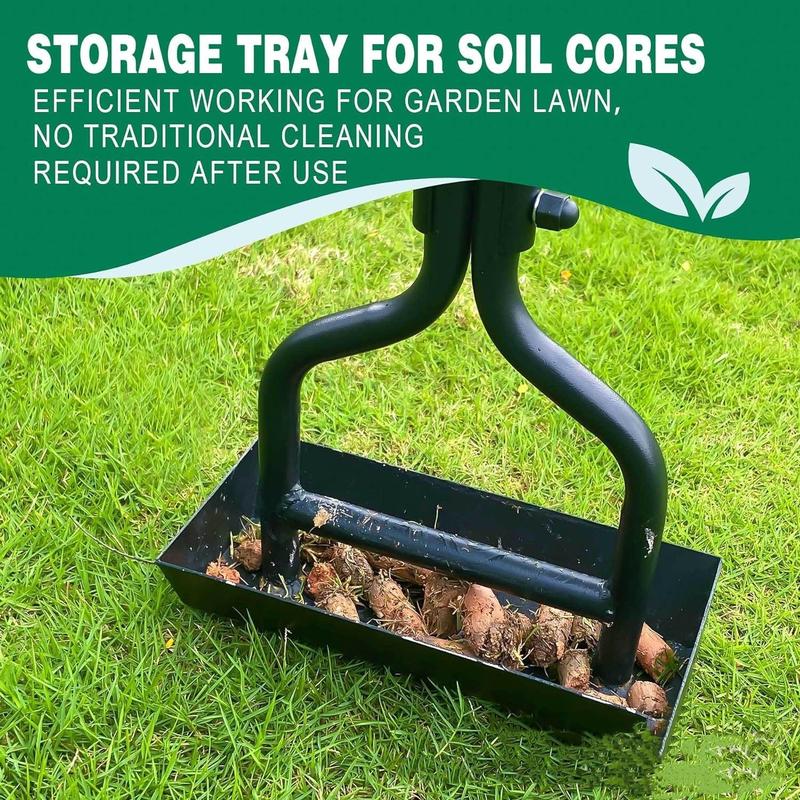 Product Introduction of Soil Ripper Fertilizer Soil Turning Device with Nails Gardening Tools Lawn Puncher Aerator Loose Soil Nail Foot 3
