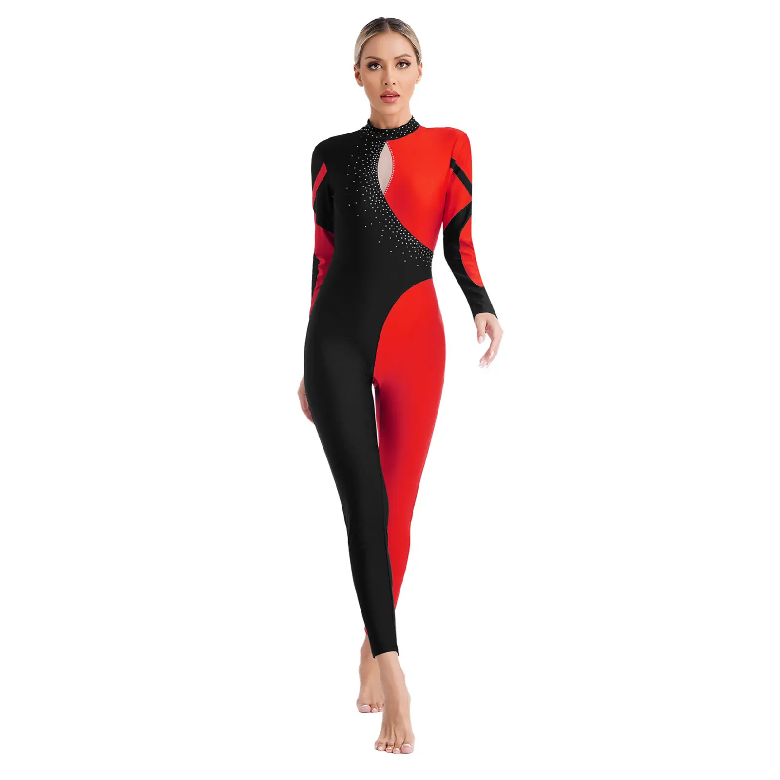 Bộ Lót Tập Thể Dục Dài Đầy Đủ, dành cho nữ, iEFiEL, Quần Yếm Unitard, Bộ sưu tập hình múa ba lê, Áo Jumpsuit quần trượt băng