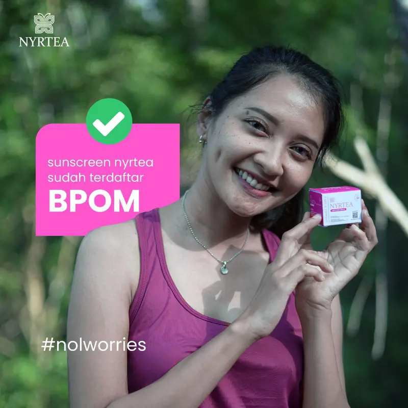 Sunscreen Nyrtea Cream SPF 30 Original BPOM 100% Asli 1