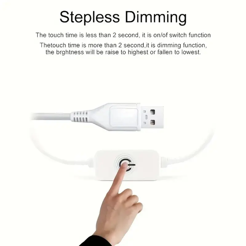 Flexible LED Neon Light, USB Powered Touch Sensor Dimmable Neon Light, Decorative Lighting for Bedroom, Living Room, Garden, Bar Decorative Lighting 4