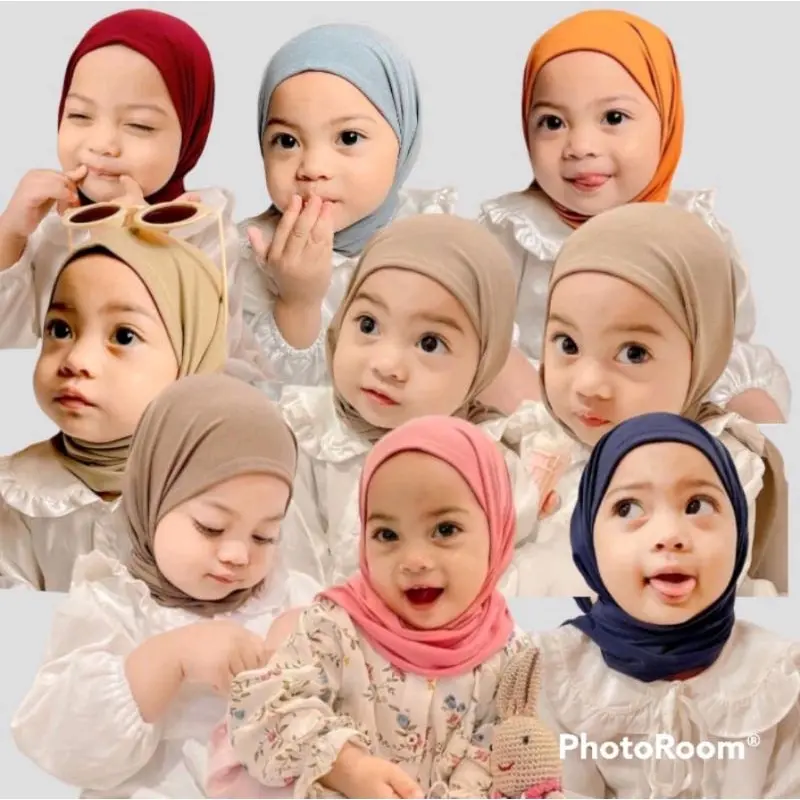 Pashmina Instan Segitiga anak usia 0-3th Pashtan Anak Jersey Premium Jilbab Kerudung Muslim Nyaman