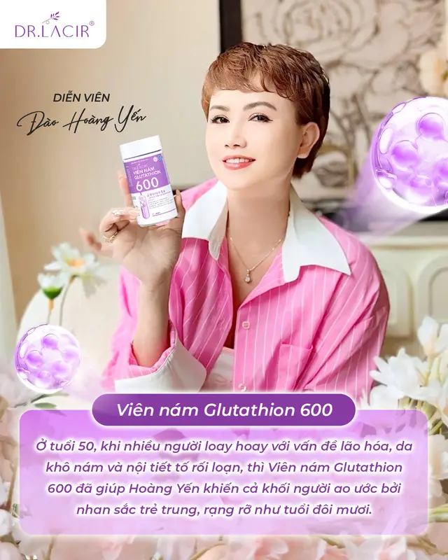 Phiên Bản Tím Ấn Tượng - Viên Uống Glutathion 600 - Hộp 30 Viên - Viên uống không sử dụng cho nam 8