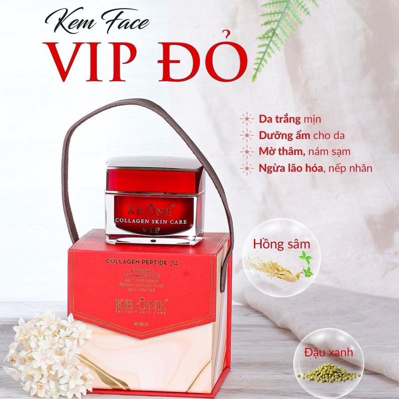 Kem Face Vip Đỏ KB ONE 50g