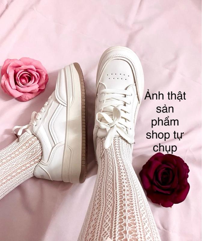 Product Introduction of Giày thể thao nữ (mẫu mới về giá trải nghiệm) mặc váy, quần áo đều đẹp, đế cao su chống trượt cao 5cm tôn dáng 23