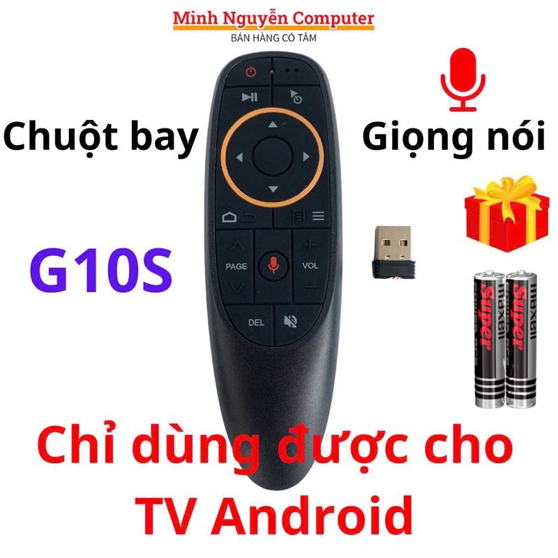 Chuột Bay Điều Khiển Bằng Giọng Nói G10S 2.4G USB Cho Android TV BOX PC - Minh Nguyễn Computer