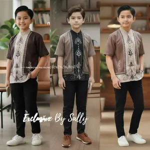 Sally Scarf kemeja KIDS MEDI GEN 2 -  FULL MOTIF printing - sally_scarf