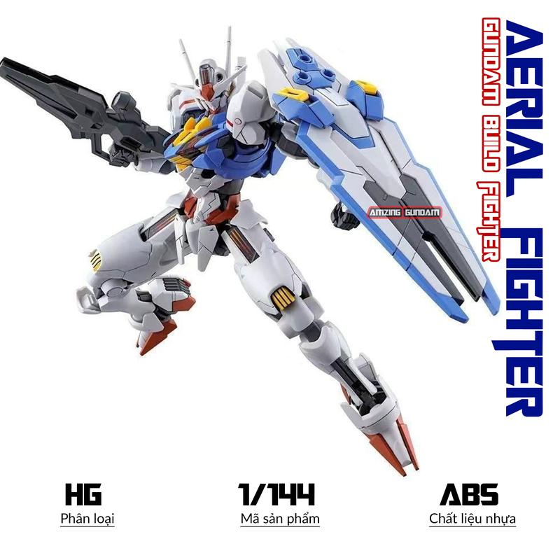 Mô hình Gundam HG Aerial, 1/144 Gunpla, Xếp hình thông minh sưu tầm, Mô hình nhựa, Bộ Lắp Ráp Đồ Chơi Toy