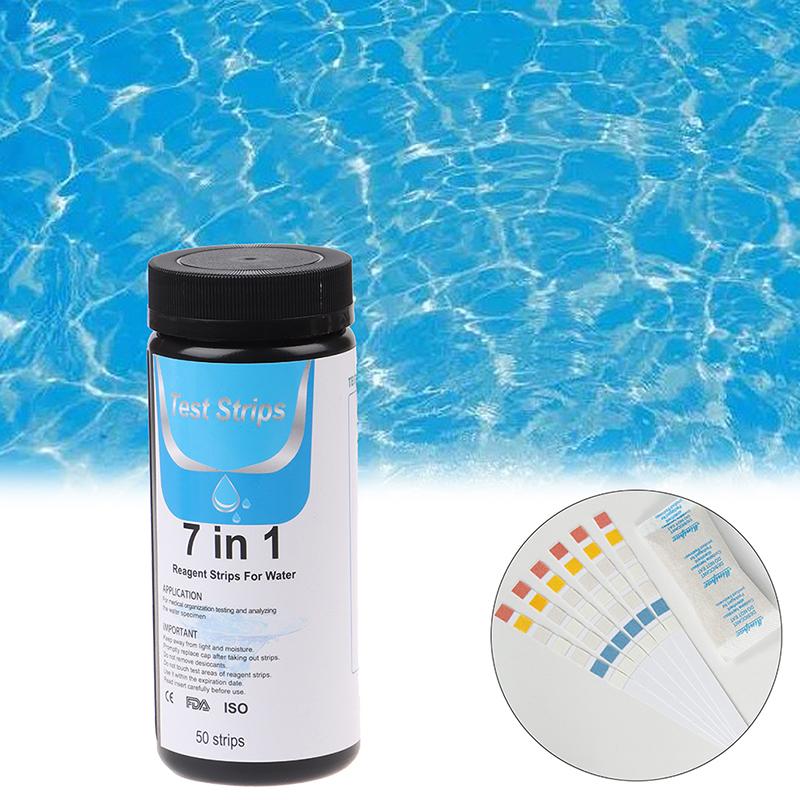Product Introduction of 50pcs 7 in1 Aquarium Fish Tank Water Tropical PH Test Strips Kit Nitrite Nitrate 29