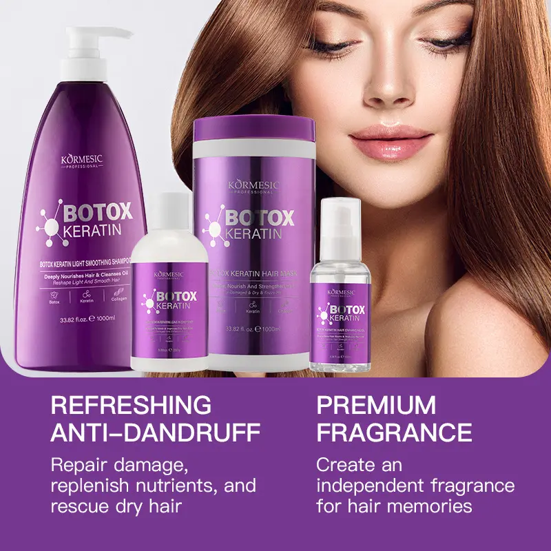 KORMESIC Keratin Large Volume Shampoo Hair Mask Hair Mask
