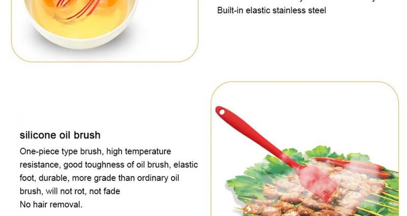 Product Introduction of Bộ Dụng Cụ Nấu Ăn Bằng Silicon, S9, 5 Cái / Bộ, Bao Gồm Bộ Đồ Dùng Nhà Bếp, Máy Đánh Trứng, Thìa, Bàn Chải Dầu, Máy Đánh Trứng Cầm Tay, Đồ Dùng Nhà Bếp, Đi Kèm Với Hộp 28