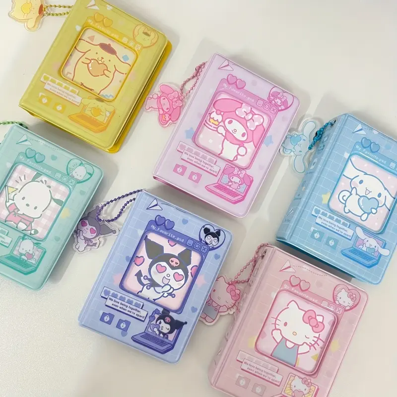 Album Ảnh Dễ Thương, 6 Cái, Hình Chó Cinnamoroll Pudding Kulomie, Sách Thẻ Hoạt Hình, Thích Hợp Làm Album Ảnh Decor 1