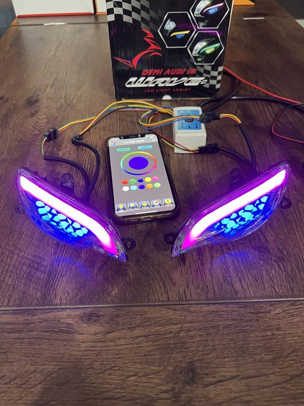Xi nhan Audi Demi Wave A Chỉnh App - Freeship - Giắc cắm như Zin 2