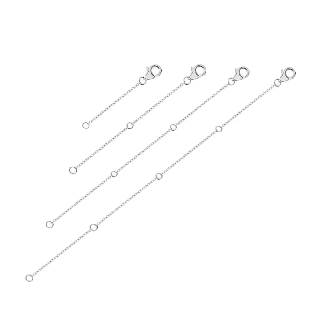 Durable Jewelry Extender  Adjustable Lobster Clasps Connectors Extension Chain