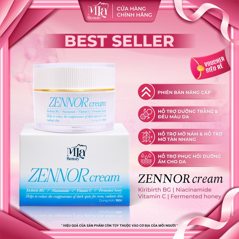 Kem Face ZENNOR CREAM - Hỗ Trợ Dưỡng Sáng Da - Hỗ Trợ Mờ Nám MLa Beauty