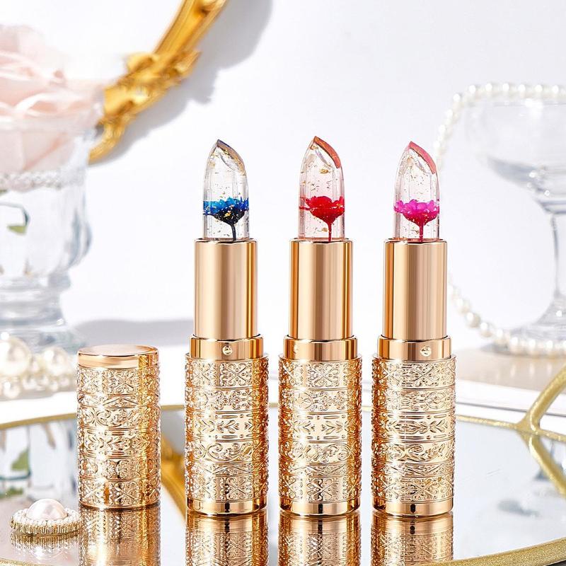 Son Dưỡng Môi Trị Liệu Môi Thần Kỳ, Với Màu Sắc, 1 Miếng, Dưỡng Ẩm, Đổi Màu Theo Nhiệt Độ, Son Môi Thạch