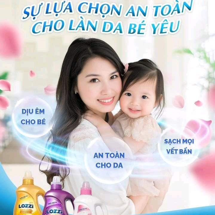 Nước GIẶT XẢ LOZZI hương nước hoa 3kg_Sạch thơm ngát_sạch tinh tươm áo quần_hương thơm ngát bền lâu Cho Bé 8
