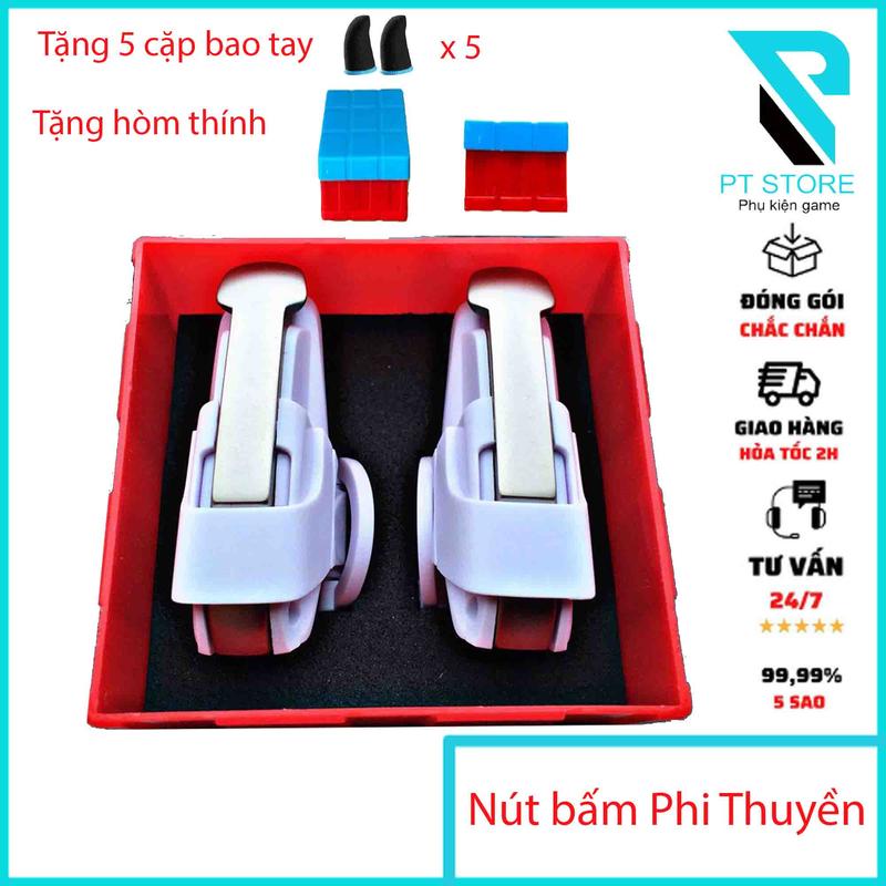 Nút bấm phi thuyền chơi Pubg, freefire, cod siêu nhạy