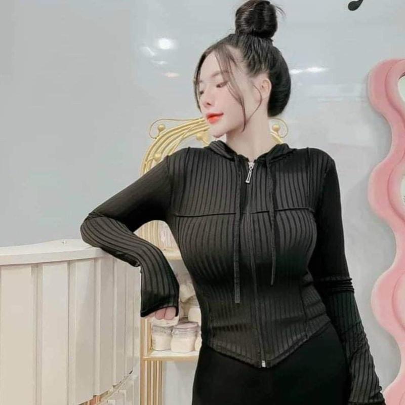 Áo khoác ủ kem mỏng tay dài Mã M1 Nữ Women