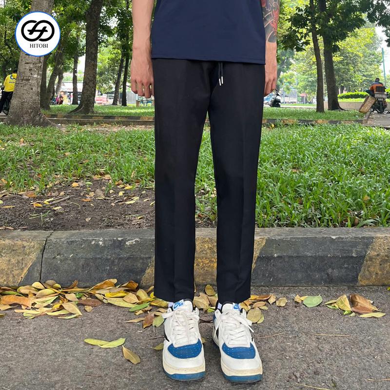 (xả kho)  Quần Kaki âu cạp chun nam nữ Hitobi basic - Menswear