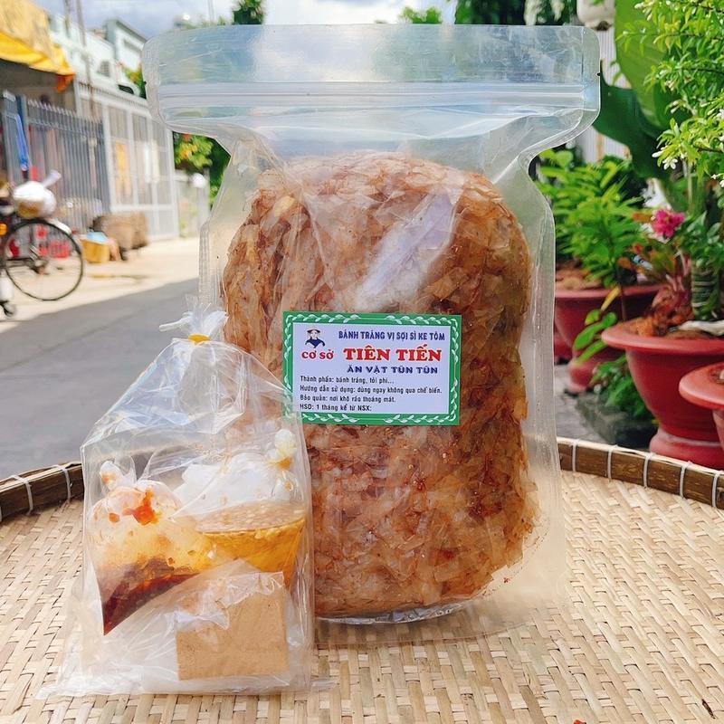 500g bánh tráng sợi  trộn  muối tôm siêu  cay ngon(tặng bịch ớt rim dầu tỏi) Snack Ăn Vặt