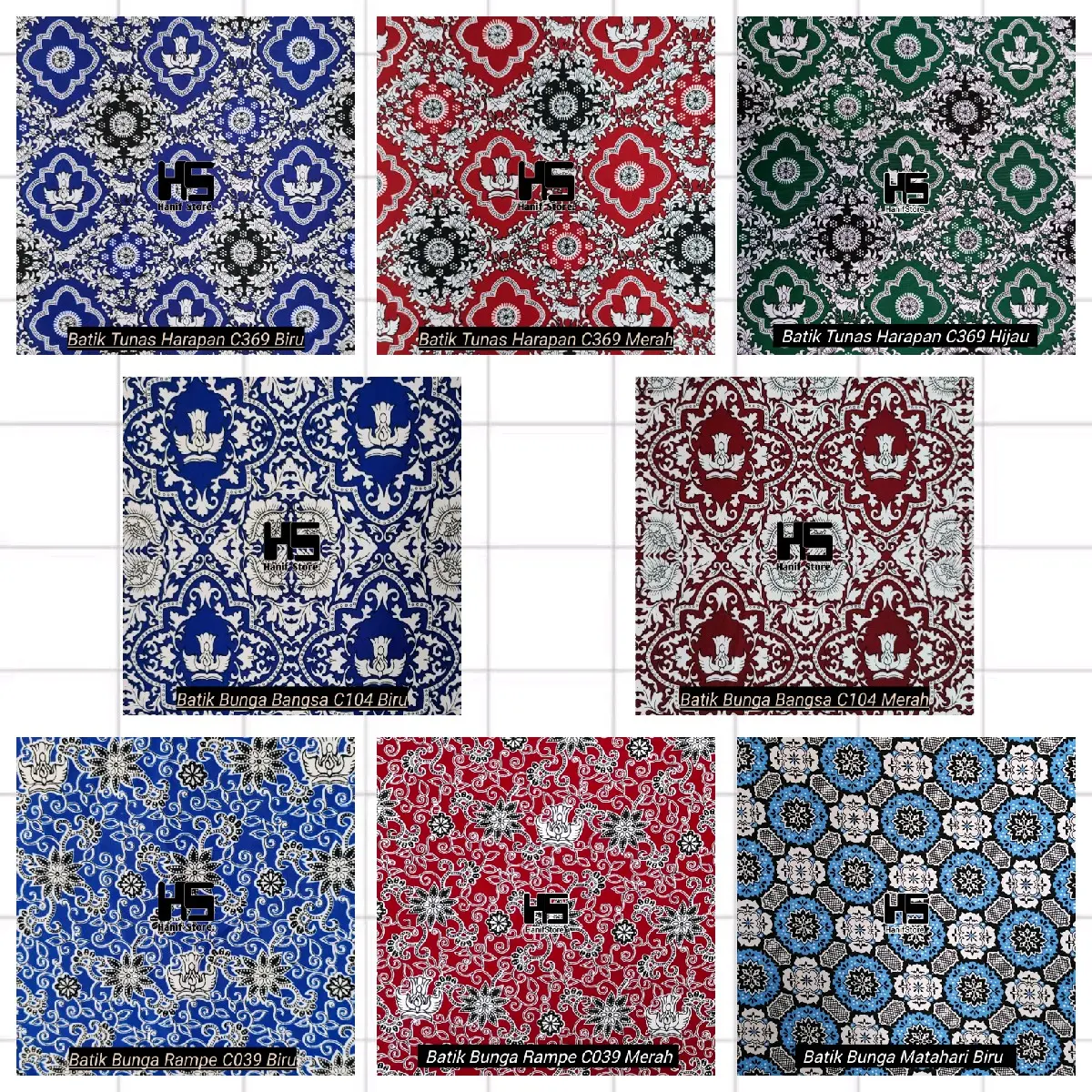 Kain Batik tut wuri asli seragam sekolah SD SMP per meter