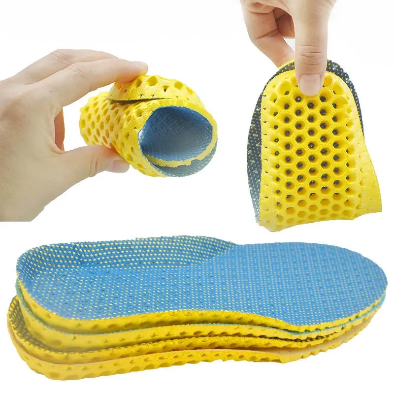 Sepasang Aksesori Kasut Ortopedik, Insoles, Sokongan Gerbang Sukan Busa Memori Ortopedik, Dimasukkan ke dalam Pad Tapak, Untuk Kasut Wanita dan Lelaki, Pad Kaki, Bernafas, Pengumpul Trend