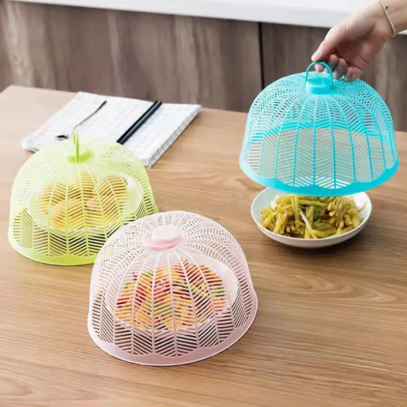 Nắp Lưới Thực Phẩm, Thoáng Khí, Chống Muỗi Và Ruồi, Nắp Bát, Dụng Cụ Cho Gia Đình, Thích Hợp Cho Trái Cây Và Rau Củ, Làm Bằng Nhựa, Hình Tròn, 1 Cái