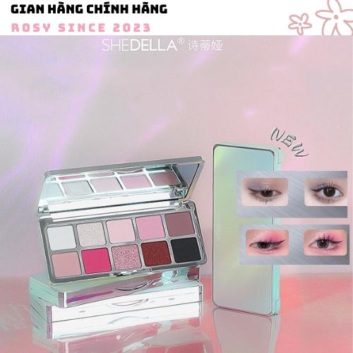  Bảng phấn mắt Shedella 10 màu lấp lánh tông màu dịu dàng cá tính style Hàn Quốc lâu phai không thấm nước Comestic Nữ Trang Điểm Mỹ Phẩm Cosmetic Eyeshadow menow phấnphủ shadow odbo menow phấnmáhồng Women Nhũ Mắt odbo shadow colorgram 