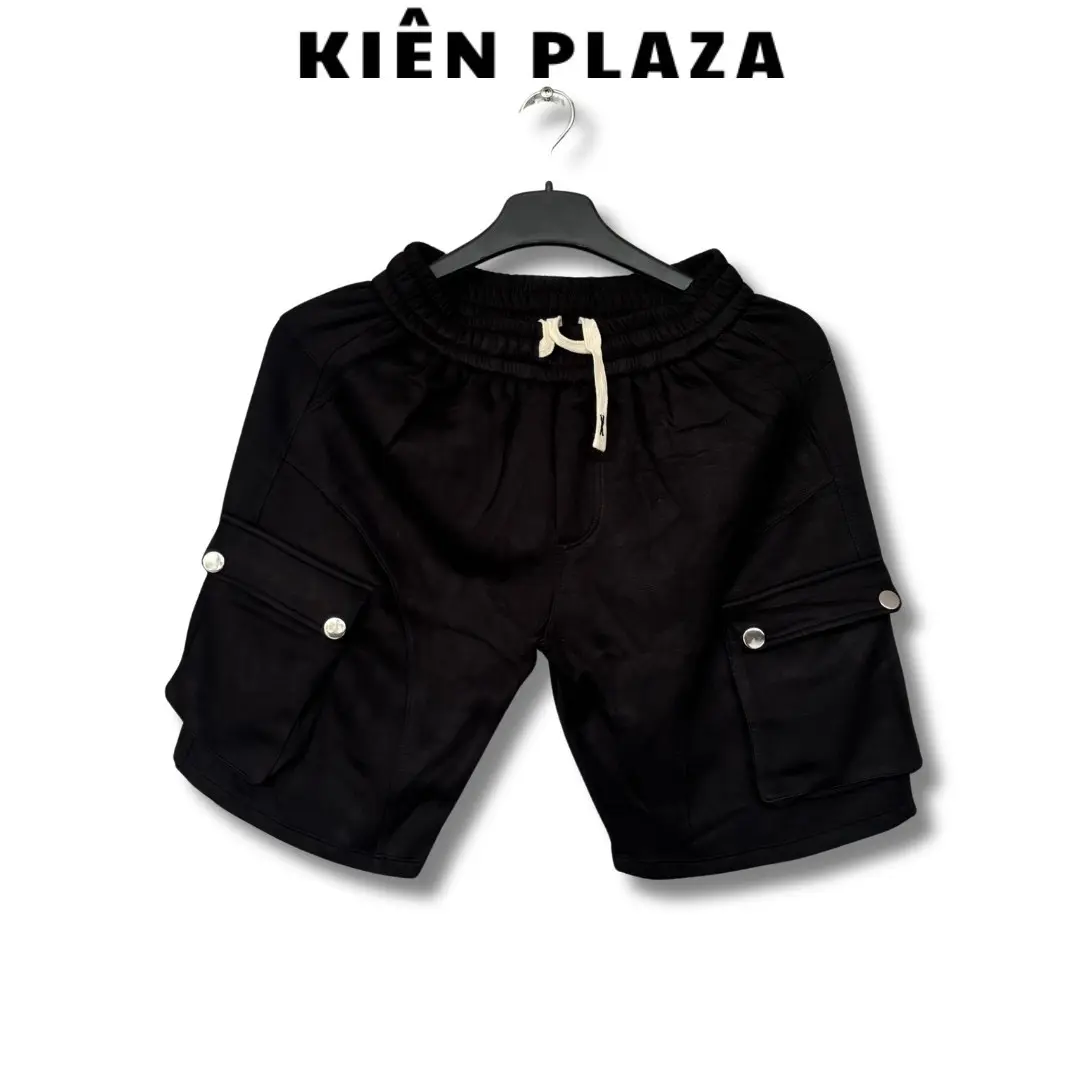 Quần short Umi Hàn túi hộp vải hàn lạnh mềm co giãn thoải mái Manswear Nam Menswear Có Túi