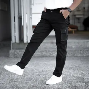 Celana Cargo Panjang Pria  Army  Hitam Mocca Tebal Standar Nyaman Distro Grey Hijau Twill