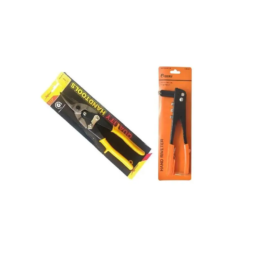 Paket Ideku TANG RIVET & Kenmaster GUNTING BAJA HOLLOW SATU PAKET ISI 2PCS