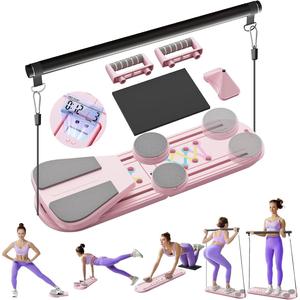 Papan Boleh Dilipat Serbaguna, Exercise  dengan Jalur dan Kusyen, Fitness  Platform Utiliti Isi Rumah Padat gift  box  set cover  set  transparent Sports