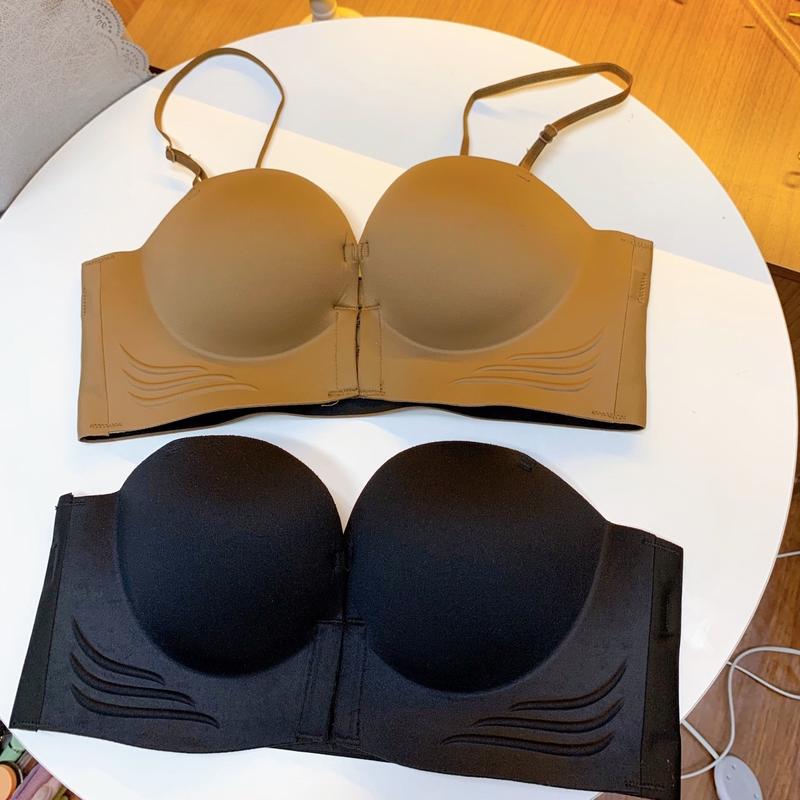 AĐ11 - áo ngực không dây 5cm nâng đẩy su mịn không lộ viền lưng Nữ Women Bra cup